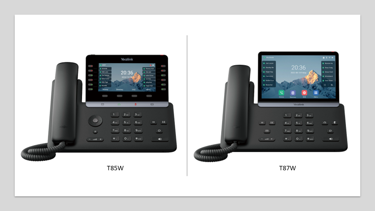Product Release: Yealink T8x Series (T85W & T87W)