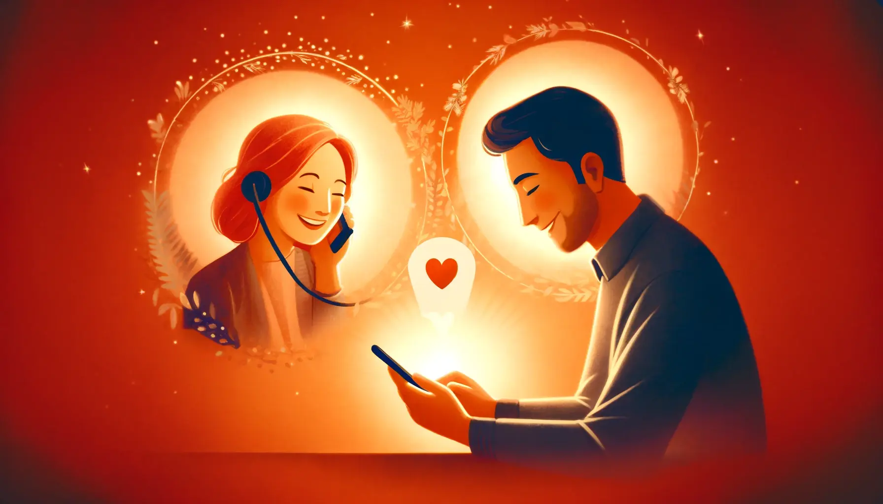 Connected Hearts: A Valentine’s Day Story of Love and Communication ❤️📞