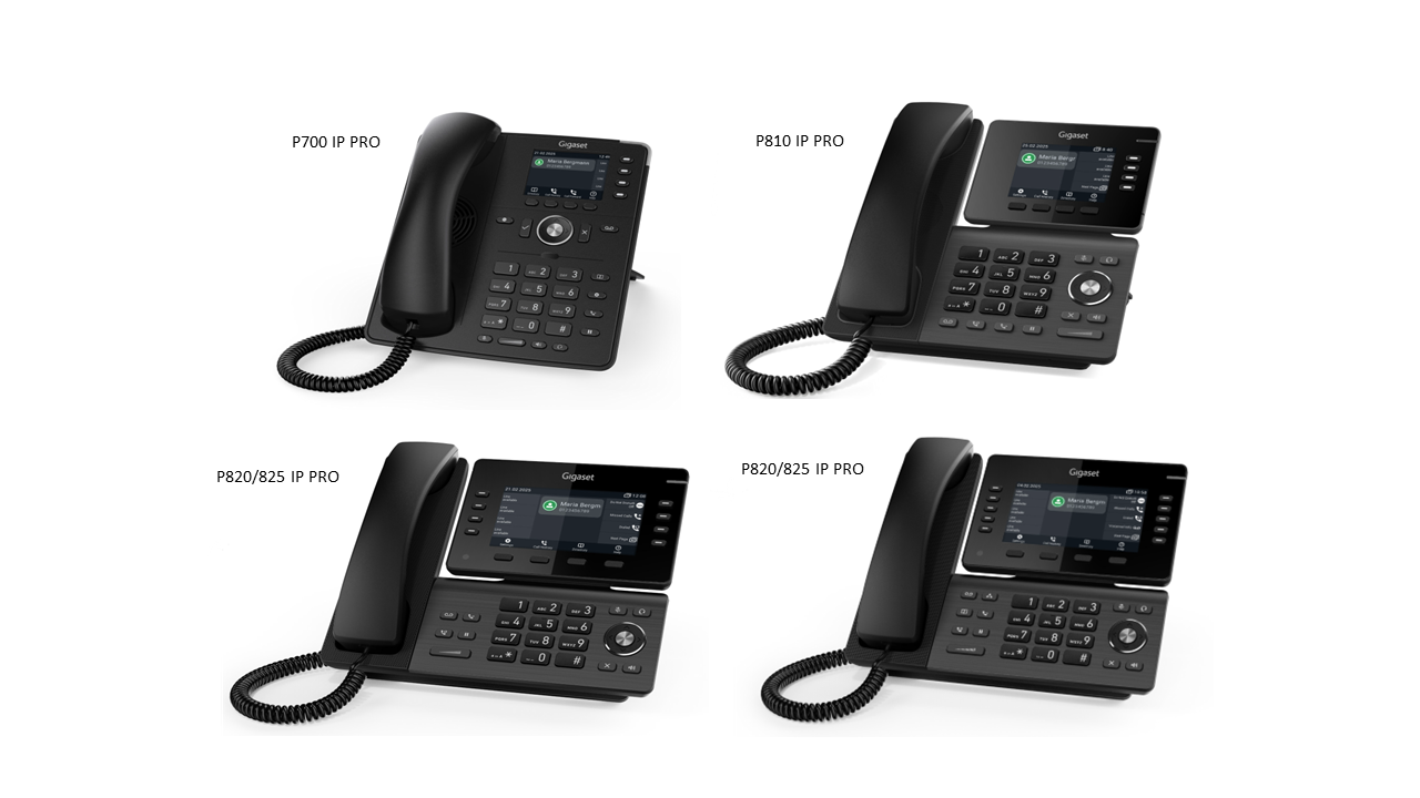 Product Release: Gigaset P710, P810, P820 & P850W Series